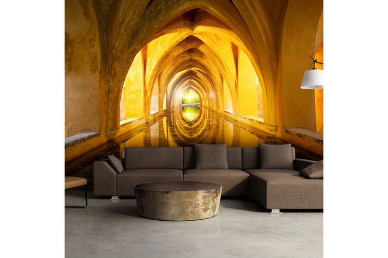 Fototapet The Golden Corridor 350x245, Artgeist sp. z o. o.