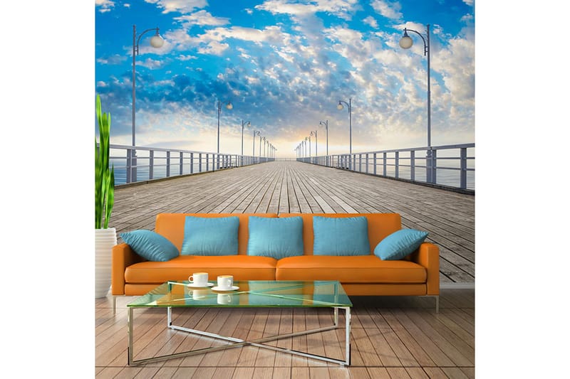 Fototapet The Pier 150x105 - Artgeist sp. z o. o. - Innredning - Veggdekorasjon - Tapeter - Fototapeter