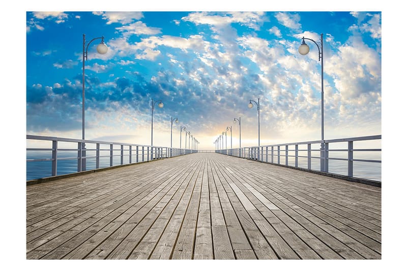 Fototapet The Pier 150x105 - Artgeist sp. z o. o. - Innredning - Veggdekorasjon - Tapeter - Fototapeter