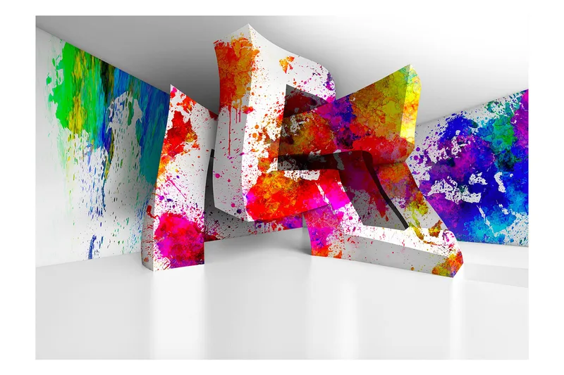 Fototapet Three-Dimensional Shapes 400x280, Artgeist sp. z o. o.