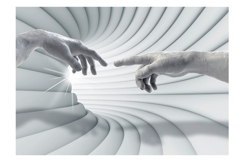 Fototapet Touch Of The Light 400x280 - Artgeist sp. z o. o. - Innredning - Veggdekorasjon - Tapeter - Fototapeter