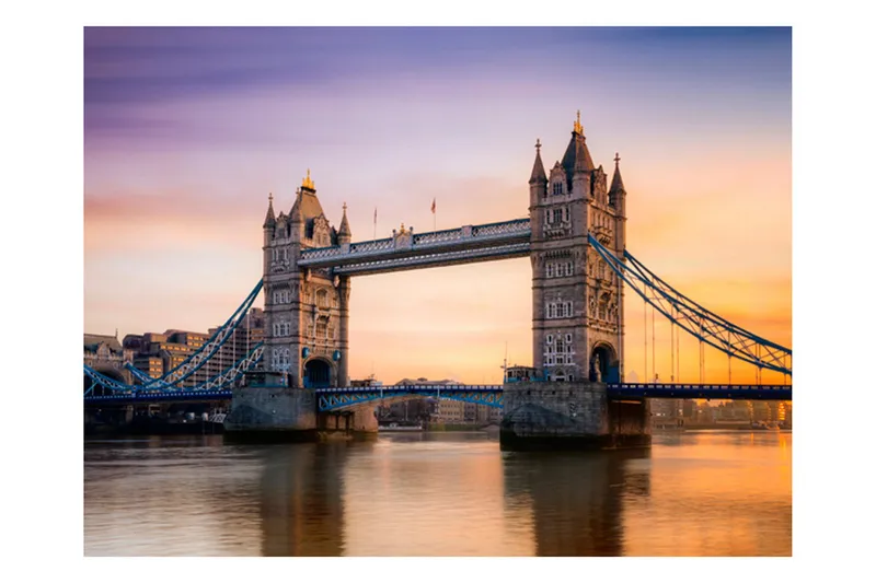 Fototapet Tower Bridge Morgengry 300x231 - Artgeist sp. z o. o. - Innredning - Veggdekorasjon - Tapeter - Fototapeter