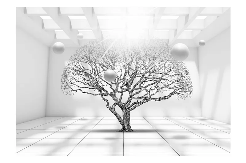 Fototapet Tree Of Future 150x105 - Artgeist sp. z o. o. - Innredning - Veggdekorasjon - Tapeter - Fototapeter