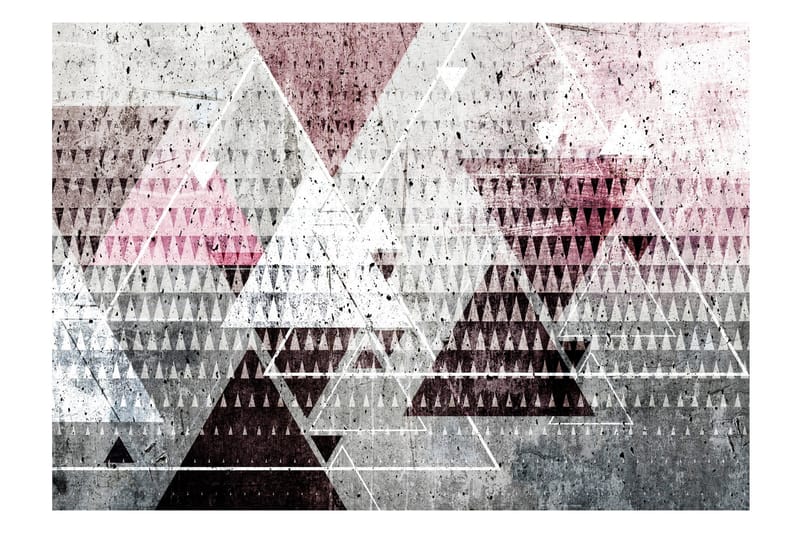 Fototapet Triangles 350x245 - Innredning - Veggdekorasjon - Tapeter - Fototapeter