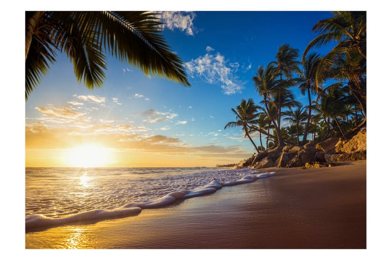 Fototapet Tropical Beach 150x105 - Artgeist sp. z o. o. - Innredning - Veggdekorasjon - Tapeter - Fototapeter