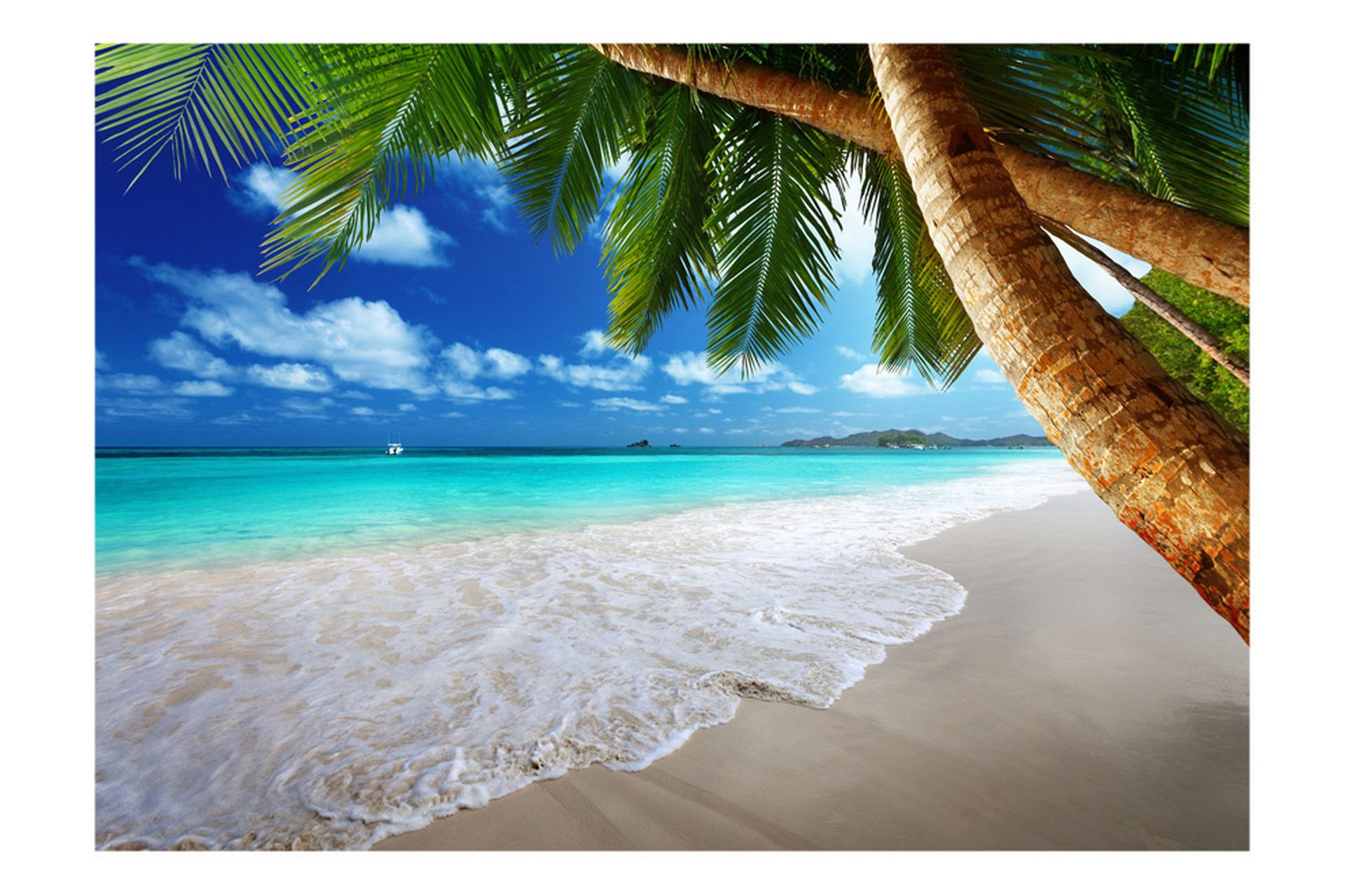 Fototapet Tropical Island 350x245 - Artgeist sp. z o. o. - Innredning - Veggdekorasjon - Tapeter - Fototapeter