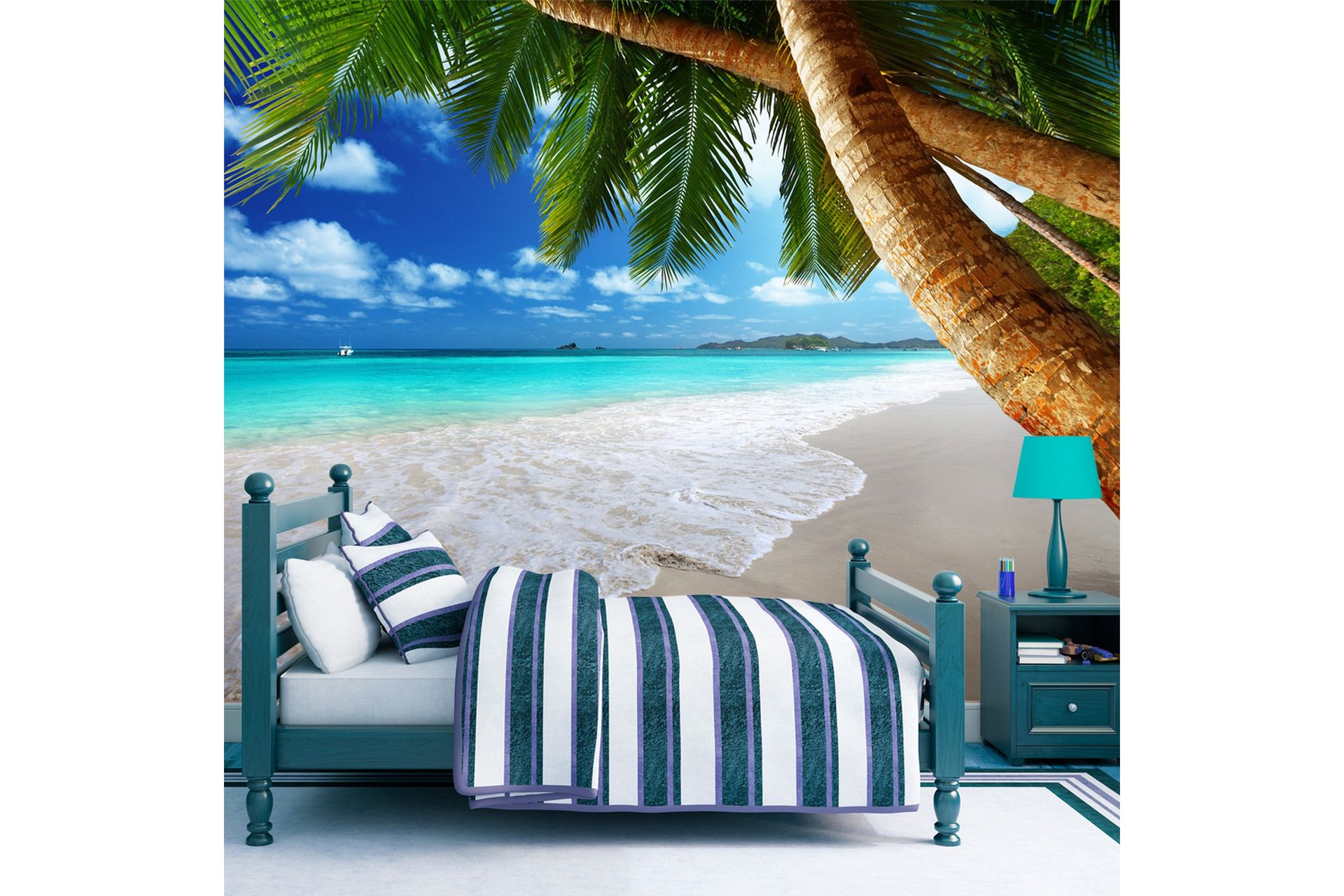 Fototapet Tropical Island 350x245 - Artgeist sp. z o. o. - Innredning - Veggdekorasjon - Tapeter - Fototapeter