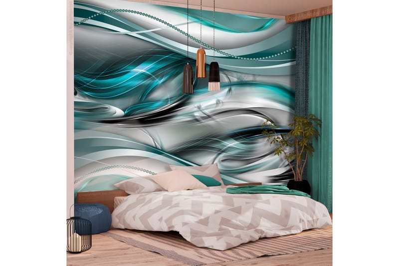 Fototapet Tunnels Green 250x175 - Artgeist sp. z o. o. - Innredning - Veggdekorasjon - Tapeter - Fototapeter