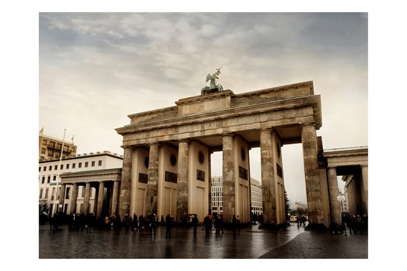 Fototapet Turister Nær Brandenburger Tor 400x309 - Artgeist sp. z o. o. - Innredning - Veggdekorasjon - Tapeter - Fototapeter