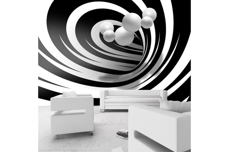 Fototapet Twisted In Black & White 300x210 - Artgeist sp. z o. o. - Fototapeter