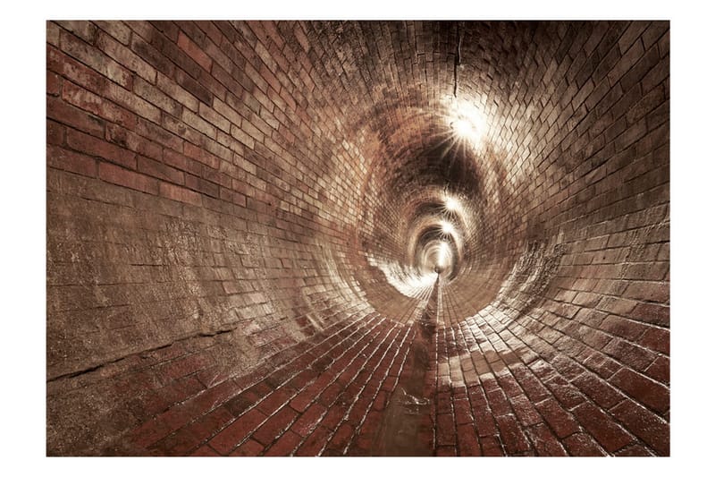 Fototapet Underground Corridor 150x105 - Artgeist sp. z o. o. - Fototapeter
