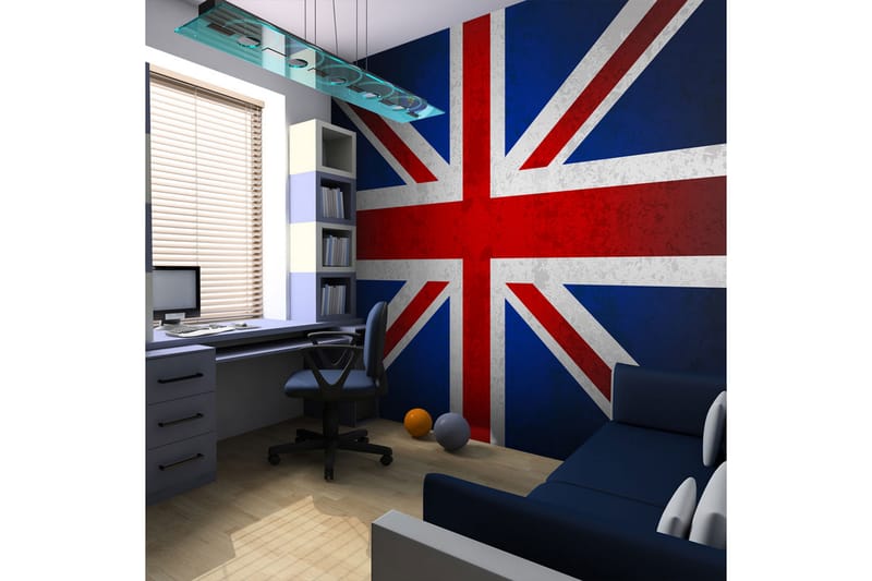 Fototapet Union Jack 300x231 - Artgeist sp. z o. o. - Innredning - Veggdekorasjon - Tapeter - Fototapeter