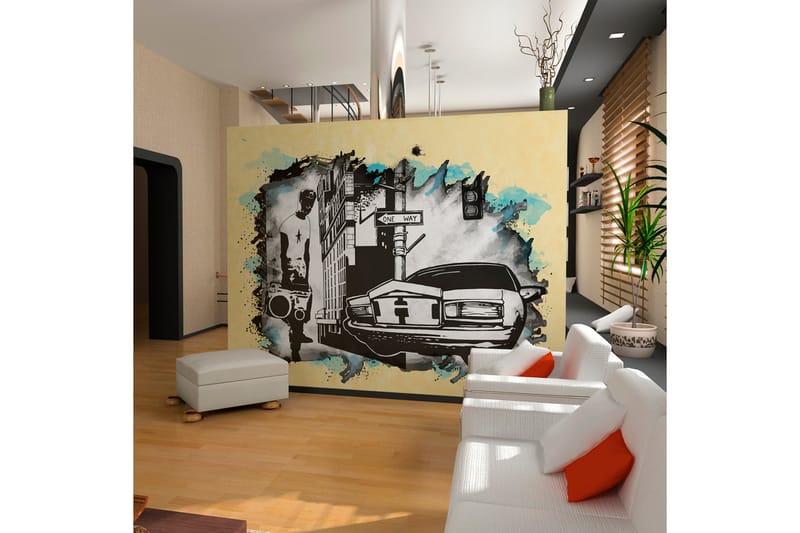 Fototapet Urban Atmosphere 350x270 - Artgeist sp. z o. o. - Innredning - Veggdekorasjon - Tapeter - Fototapeter