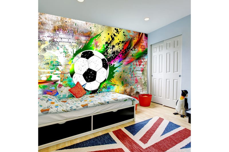 Fototapet Urban Gameplay 250x175 - Finnes i flere størrelser - Innredning - Veggdekorasjon - Tapeter - Fototapeter