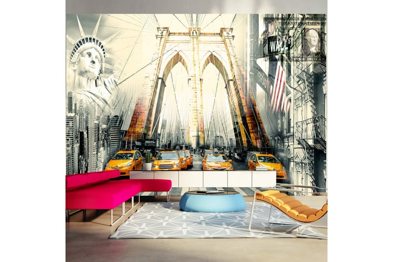 Fototapet Urban Living 200x140 - Artgeist sp. z o. o. - Innredning - Veggdekorasjon - Tapeter - Fototapeter