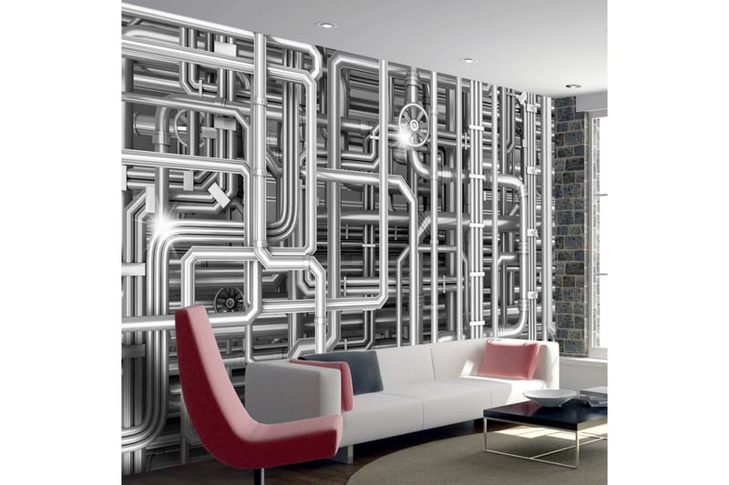 Fototapet Urban Maze 150x105 - Artgeist sp. z o. o. - Innredning - Veggdekorasjon - Tapeter - Fototapeter
