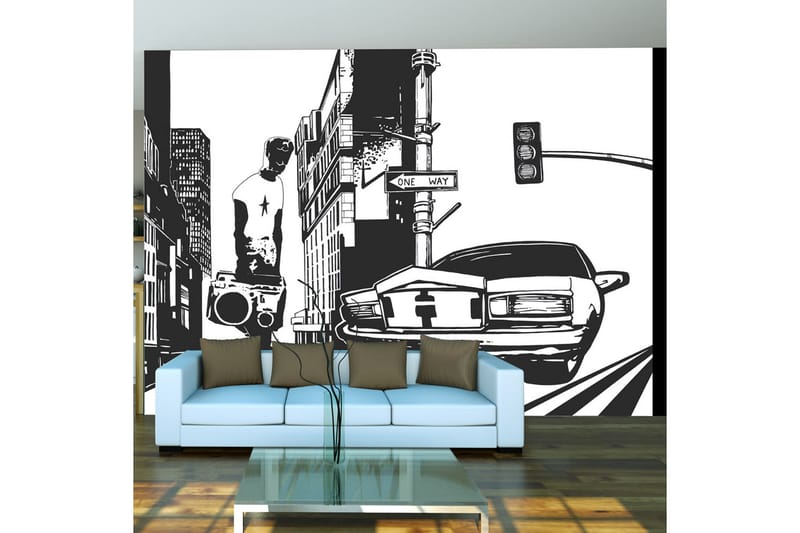 Fototapet Urban Stil 300x231 - Artgeist sp. z o. o. - Innredning - Veggdekorasjon - Tapeter - Fototapeter