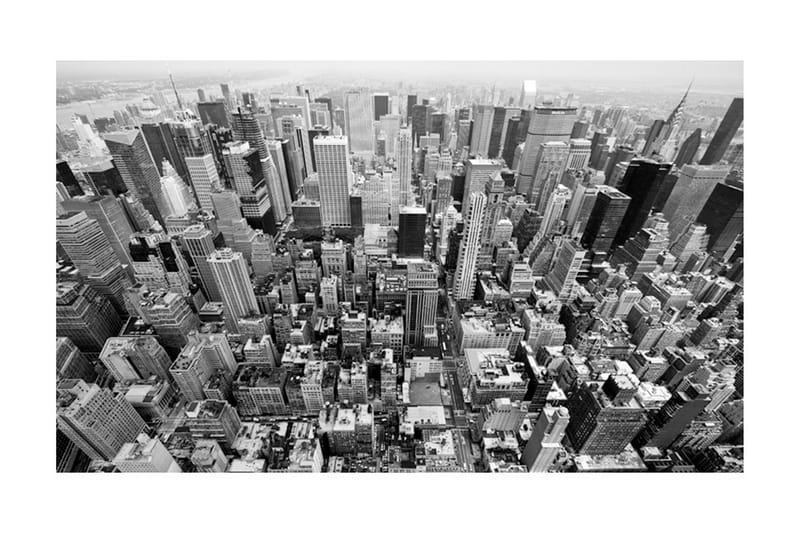 Fototapet Usa New York Svart Og Hvit 450x270 - Artgeist sp. z o. o. - Innredning - Veggdekorasjon - Tapeter - Fototapeter