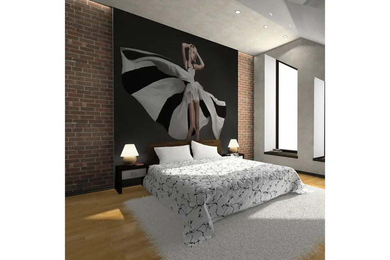 Fototapet Vakker Blondine Fantastisk Kjole 300x231, Artgeist sp. z o. o.