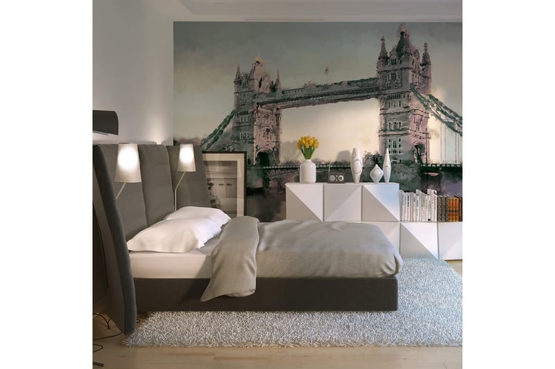 Fototapet Victorian Tower Bridge 300x231 - Artgeist sp. z o. o. - Innredning - Veggdekorasjon - Tapeter - Fototapeter