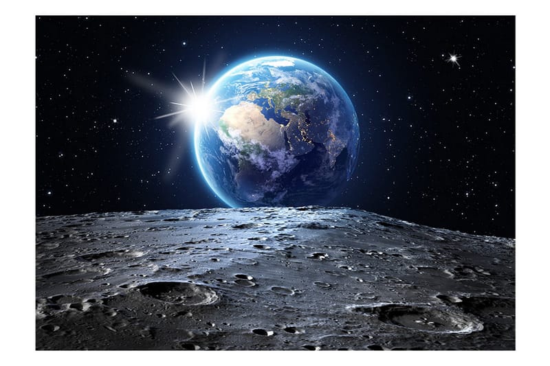 Fototapet View Of The Blue Planet 350x245 - Artgeist sp. z o. o. - Innredning - Veggdekorasjon - Tapeter - Fototapeter