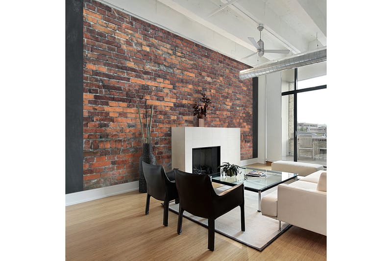 Fototapet Vintage Wall Red Brick 100x70, Artgeist sp. z o. o.