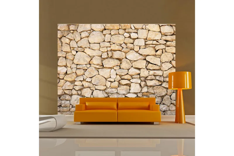 Fototapet Visual Illusion Stone 250x193 - Artgeist sp. z o. o. - Innredning - Veggdekorasjon - Tapeter - Fototapeter