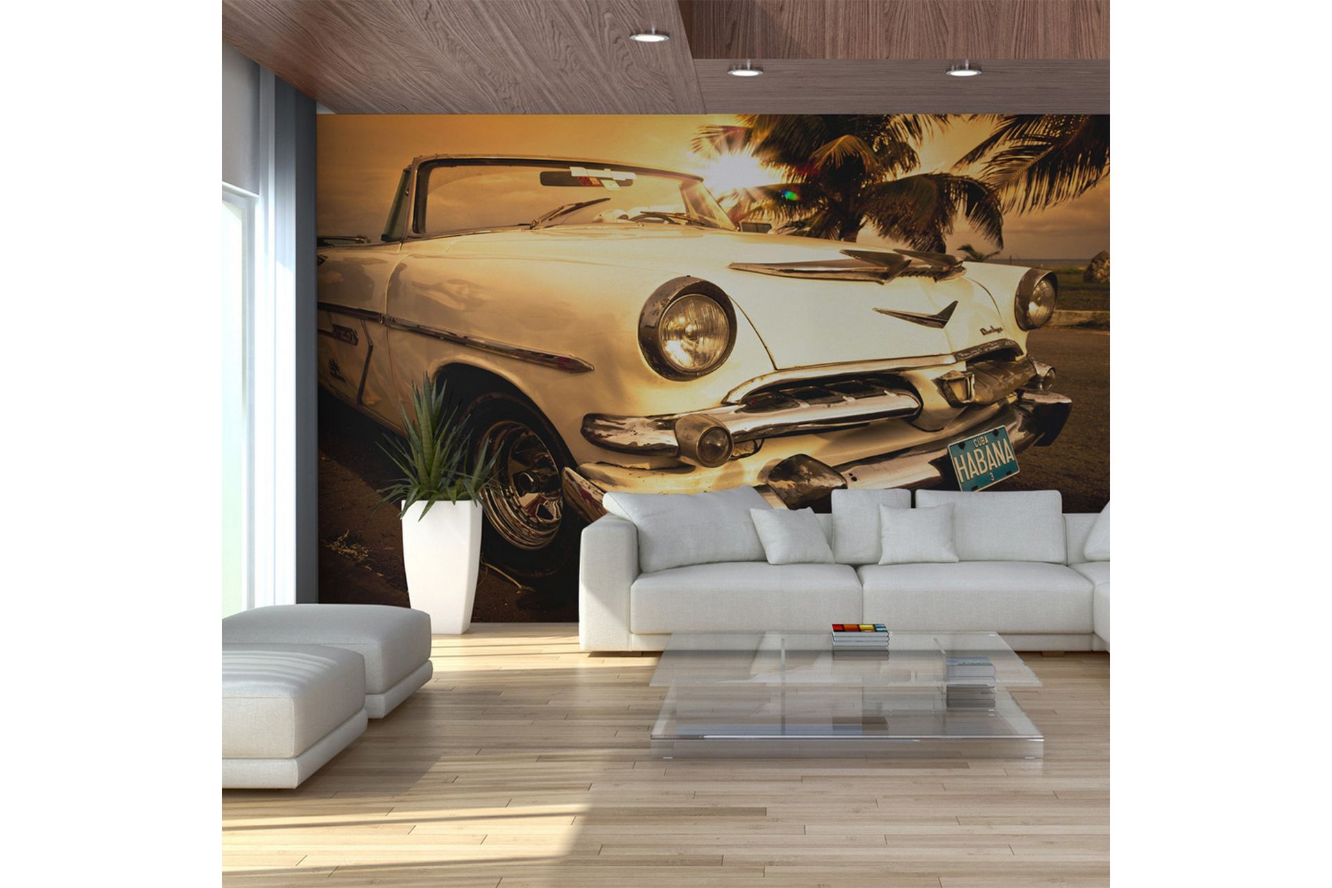 Fototapet Viva Havana! 450x270 - Artgeist sp. z o. o. - Innredning - Veggdekorasjon - Tapeter - Fototapeter