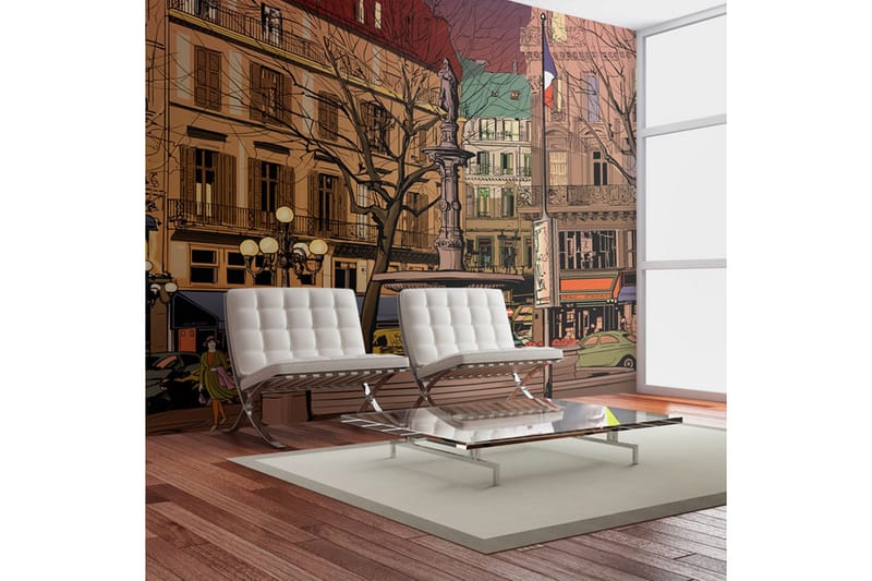 Fototapet Walk Through The French Square 350x270, Artgeist sp. z o. o.