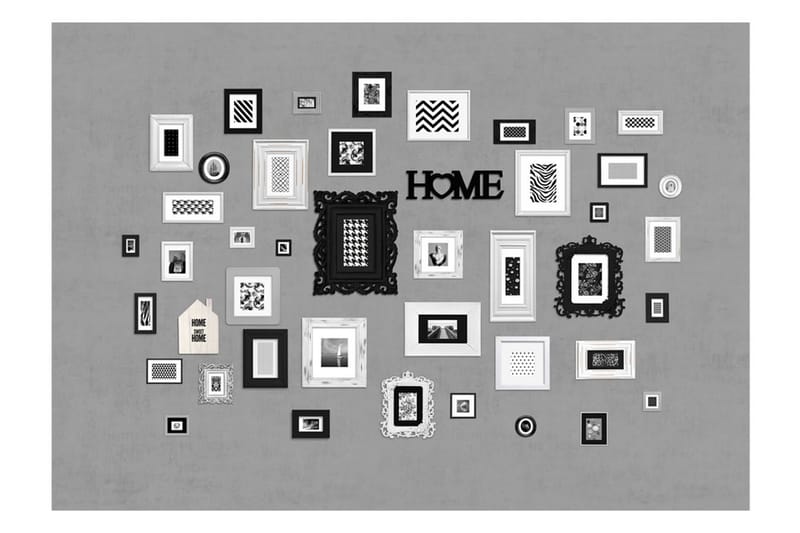 Fototapet Wall Full Of Frames 150x105 - Artgeist sp. z o. o. - Innredning - Veggdekorasjon - Tapeter - Fototapeter