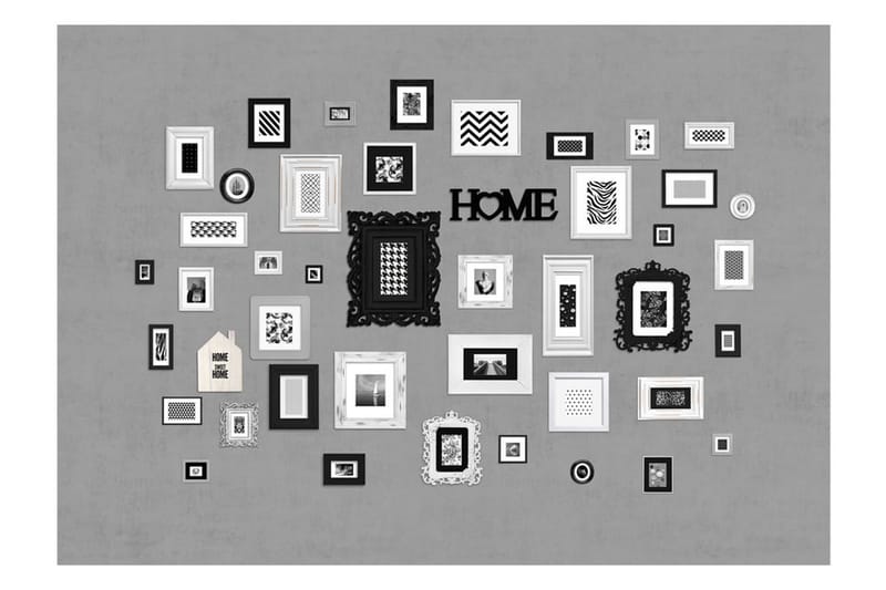 Fototapet Wall Full Of Frames 150x105 - Artgeist sp. z o. o. - Innredning - Veggdekorasjon - Tapeter - Fototapeter