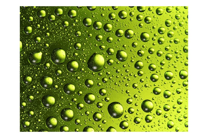 Fototapet Water Drops Bottle of Beer 200x154 - Artgeist sp. z o. o. - Innredning - Veggdekorasjon - Tapeter - Fototapeter