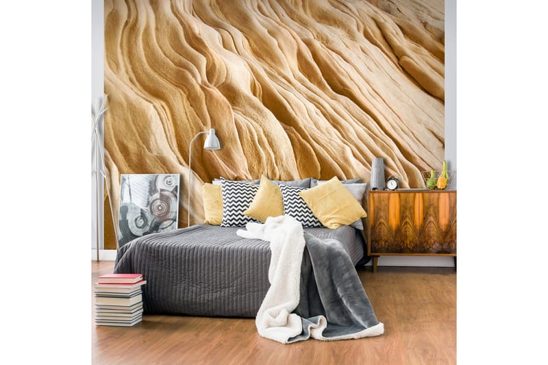 Fototapet Wavy Sandstone Forms 200x154, Artgeist sp. z o. o.