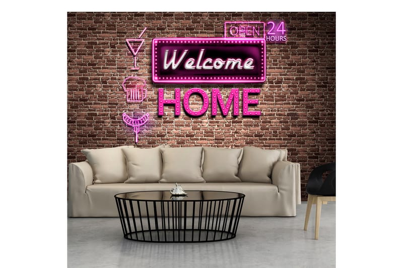 Fototapet Welcome Home 300x210 - Artgeist sp. z o. o. - Innredning - Veggdekorasjon - Tapeter - Fototapeter