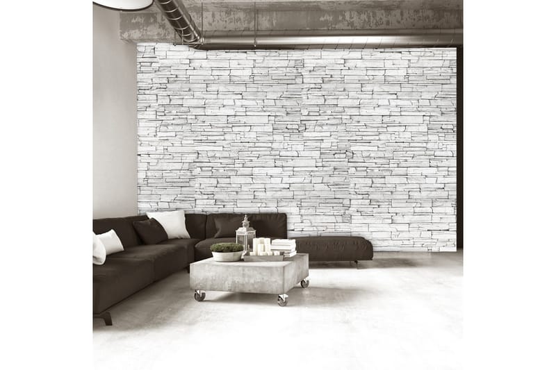 Fototapet White Brick 100x70, Finnes i flere størrelser