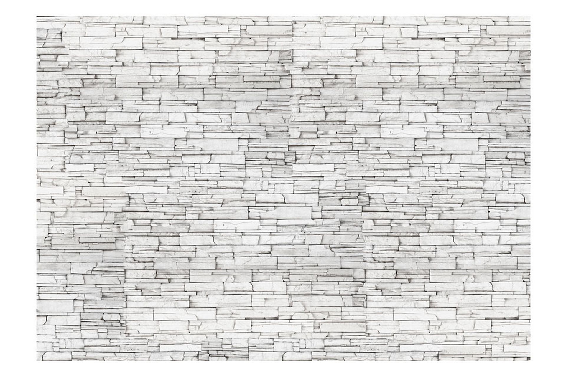 Fototapet White Brick 400x280 - Artgeist sp. z o. o. - Innredning - Veggdekorasjon - Tapeter - Fototapeter