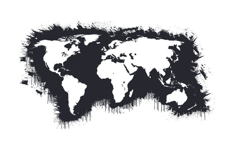 Fototapet White Continents Black Sea 250x193, Artgeist sp. z o. o.