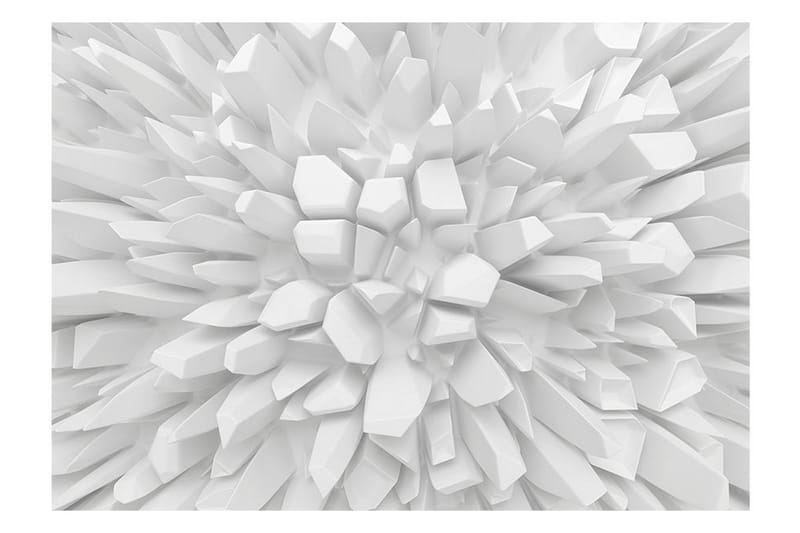 Fototapet White Dahlia 150x105 - Artgeist sp. z o. o. - Innredning - Veggdekorasjon - Tapeter - Fototapeter