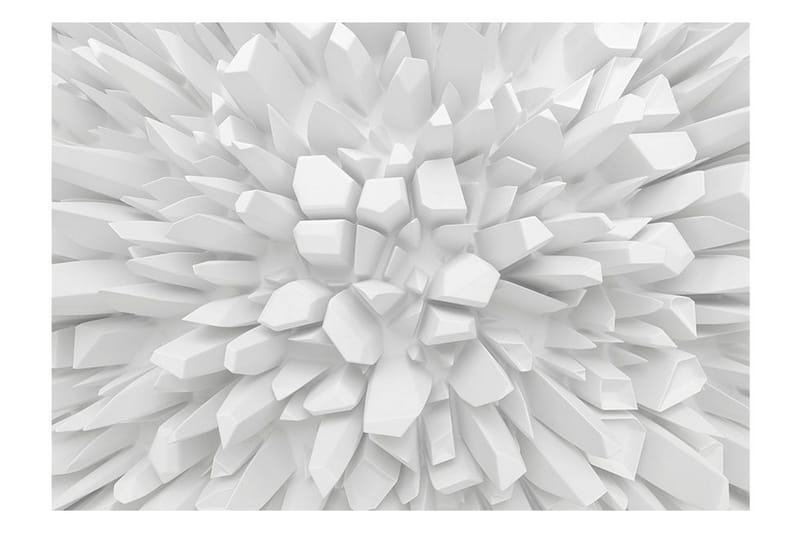 Fototapet White Dahlia 300x210 - Artgeist sp. z o. o. - Innredning - Veggdekorasjon - Tapeter - Fototapeter