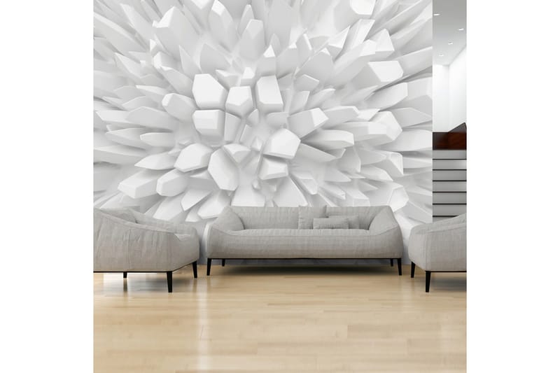 Fototapet White Dahlia 350x245, Artgeist sp. z o. o.