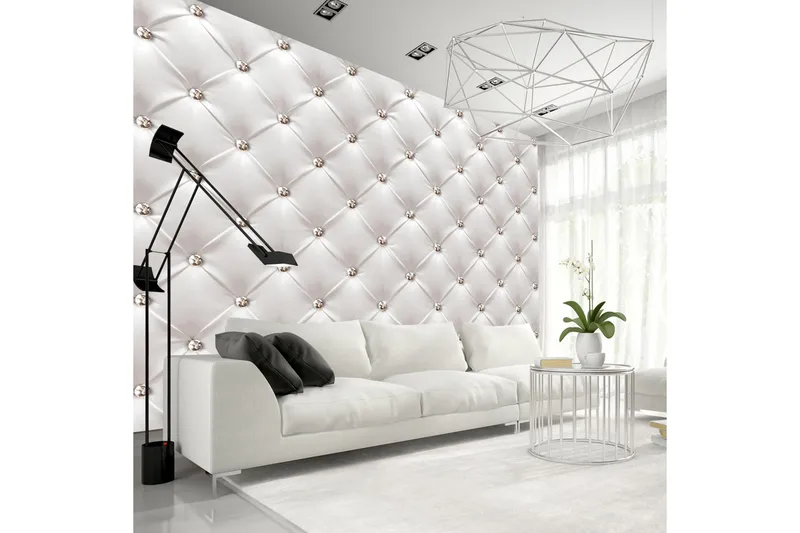 Fototapet White Elegance 350x245 - Artgeist sp. z o. o. - Innredning - Veggdekorasjon - Tapeter - Fototapeter