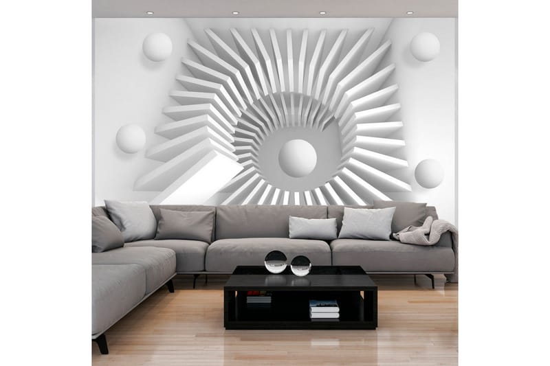 Fototapet White Jigsaw 200x140, Artgeist sp. z o. o.