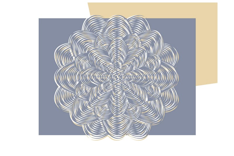 Fototapet White Ornament 200x154, Artgeist sp. z o. o.