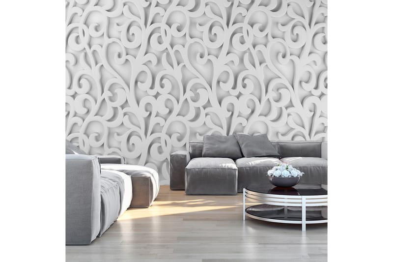 Fototapet White Ornament 400x280, Artgeist sp. z o. o.