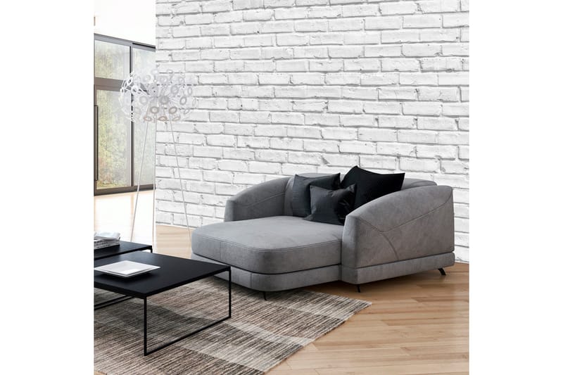 Fototapet White Stone 200x140 - Innredning - Veggdekorasjon - Tapeter - Fototapeter