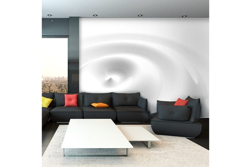 Fototapet White Swirl 100x70, Artgeist sp. z o. o.