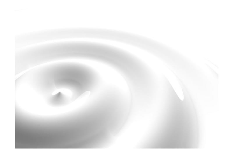 Fototapet White Swirl 250x175 - Artgeist sp. z o. o. - Innredning - Veggdekorasjon - Tapeter - Fototapeter
