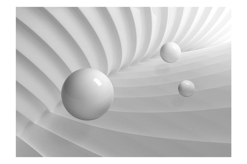 Fototapet White Symmetry 350x245 - Artgeist sp. z o. o. - Innredning - Veggdekorasjon - Tapeter - Fototapeter