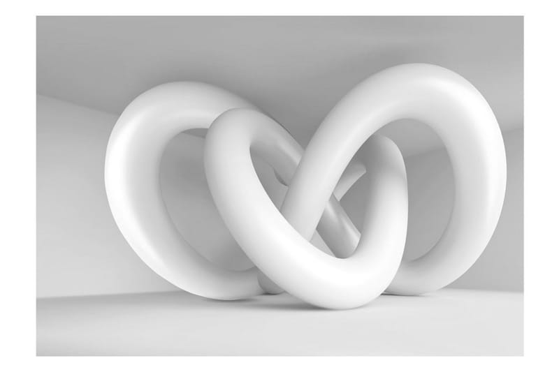 Fototapet White Weave 200x140 - Artgeist sp. z o. o. - Innredning - Veggdekorasjon - Tapeter - Fototapeter