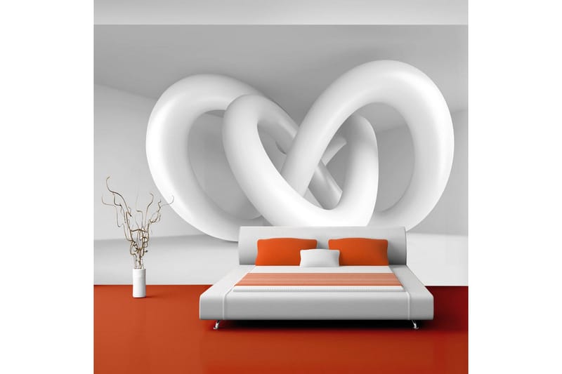 Fototapet White Weave 250x175, Artgeist sp. z o. o.